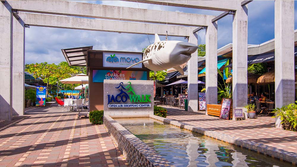 Jaco Walk outdoor shopping mall in Jaco Costa Rica Jaco Walk, Outdoor Shopping Mall